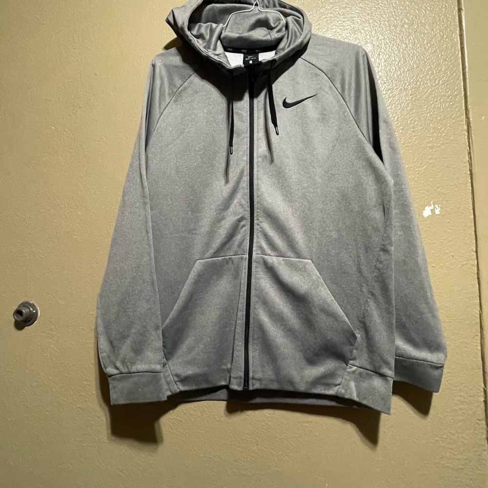 Nike Heather Gray Dri-FIT Hoodie for men perfect condition size L